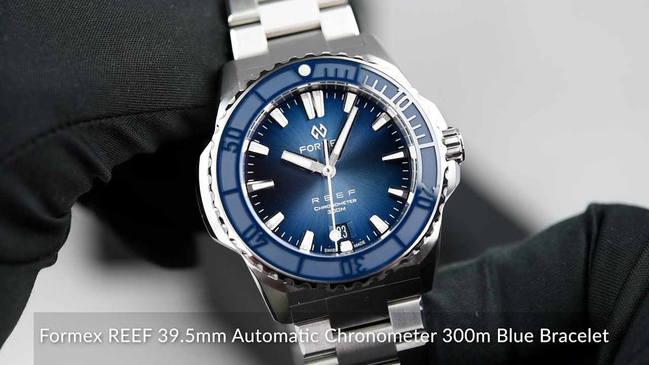Formex REEF 39.5mm Automatic Chronometer 300m Blue Bracelet