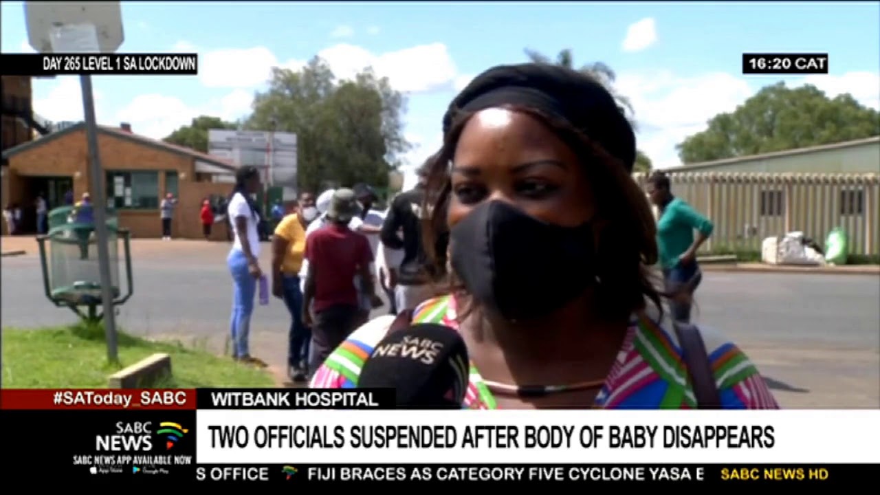 Two Witbank Hospital officials suspended following disappearance of stillborn baby's body