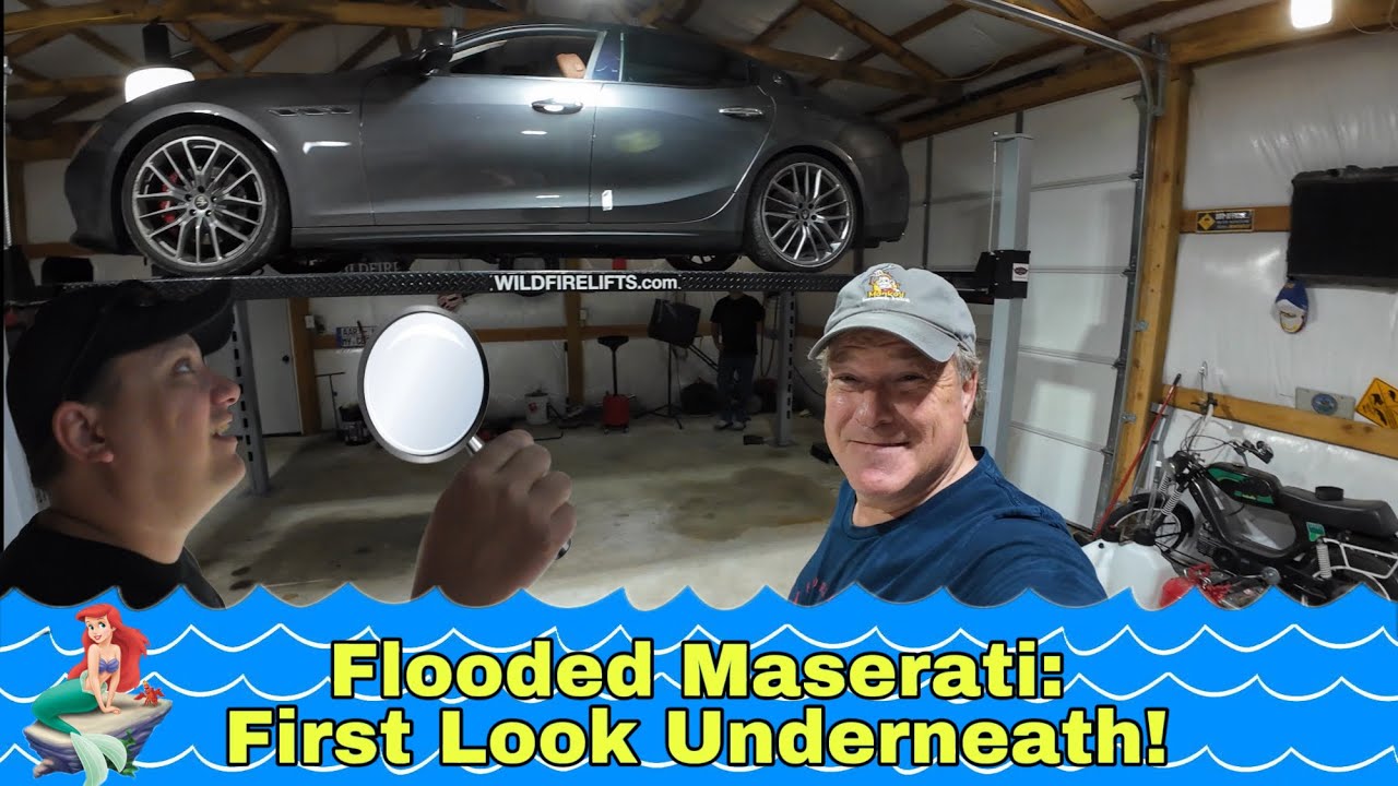 First Look: My Submerged Maserati Ghibli Is Damaged Underneath!!