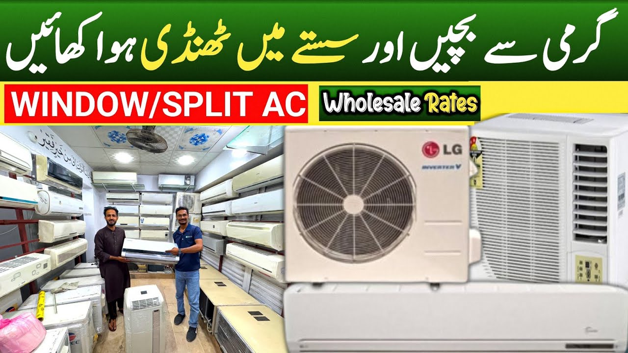 Japanese Used Imported Window Inverter Ac Half Ton Price & review | Cheapest Ac Market In Karachi