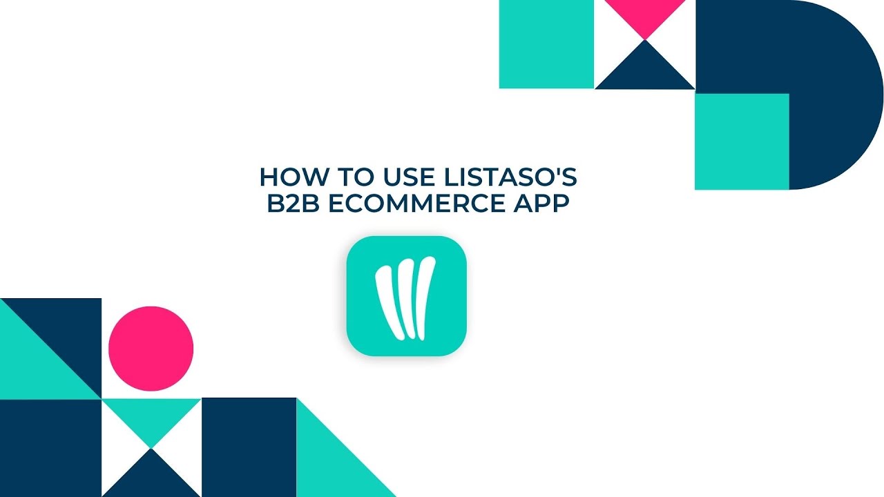 How to use Listaso's Ecommerce App