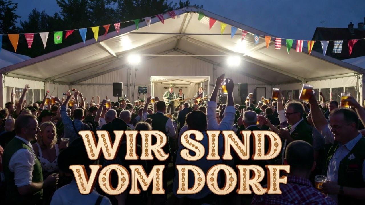 Wir sind vom Dorf - 🚜 ECHTE FREUNDE [Zeltfest] (Rock Schlager Anthem) [Stolz] (Official Audio)