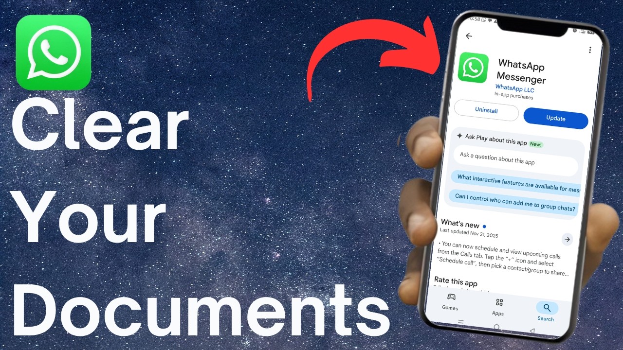 How to Clear Whatsapp Docs