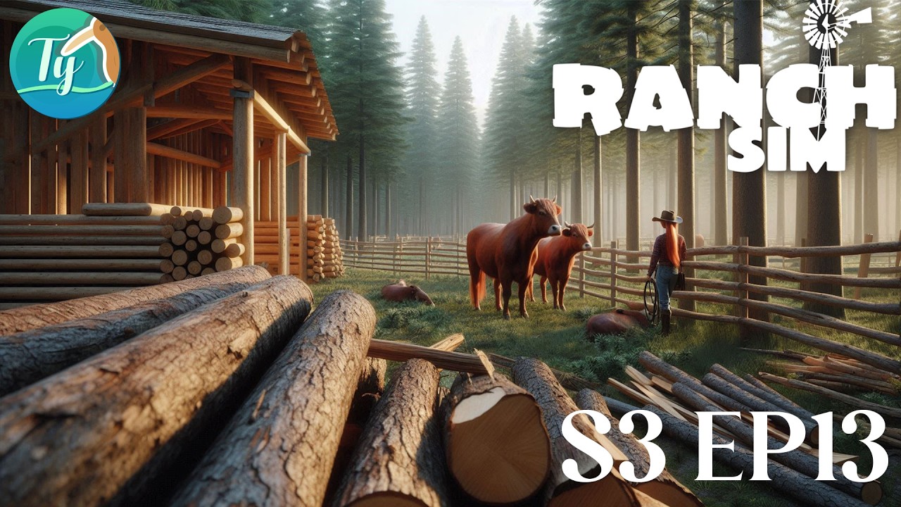 Ranch Simulator S3 Ep13: On adopte notre première vache et notre premier taureau !!