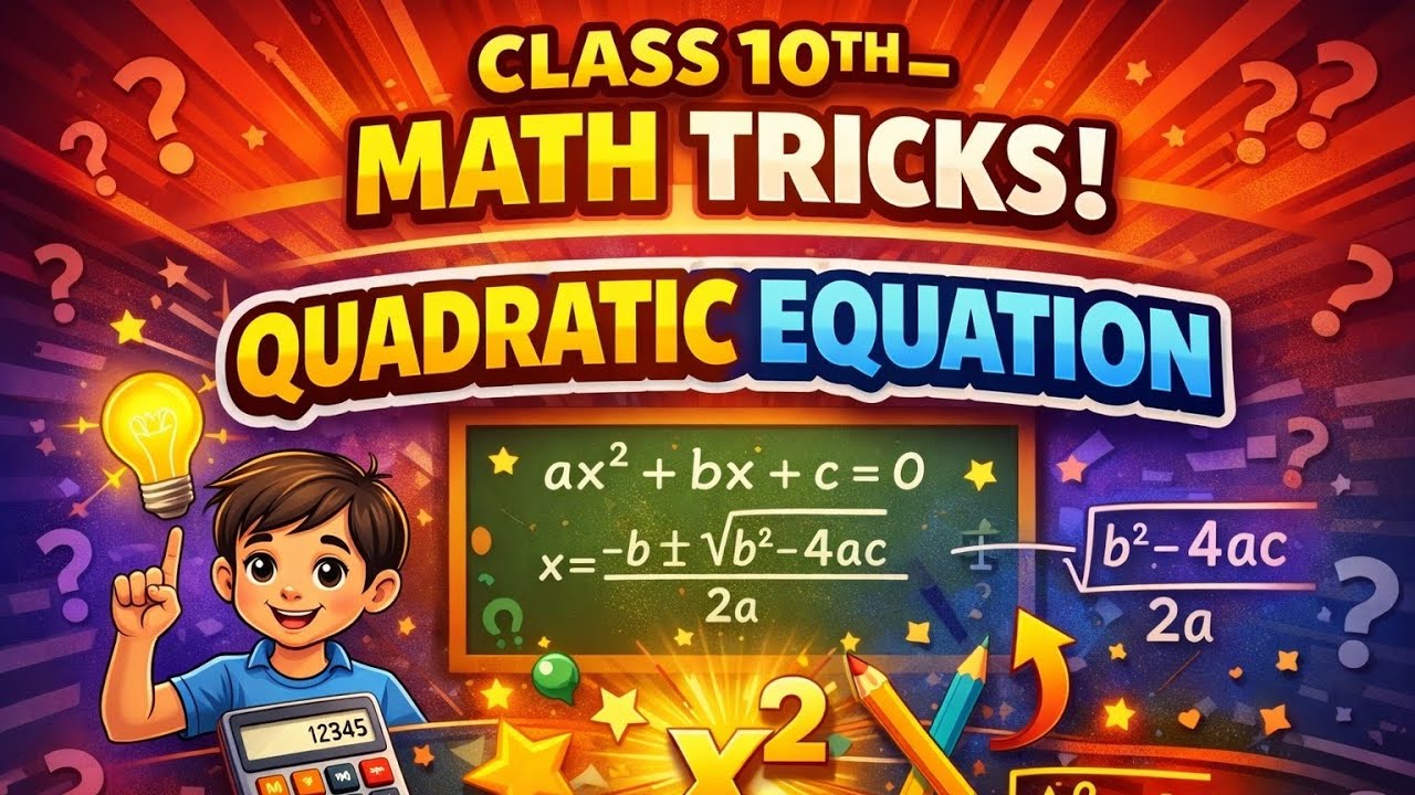 Quadratic equation class 10th (Basic concepts)