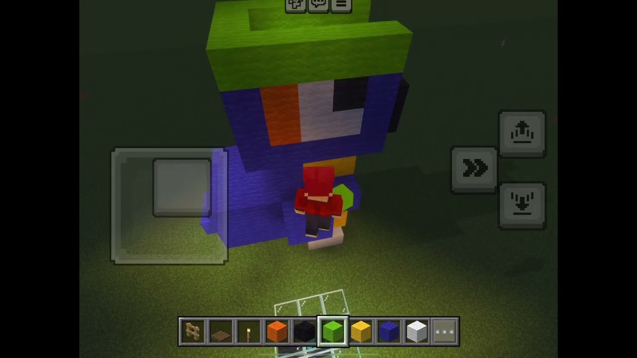 I’m made a parrot house in Minecraft