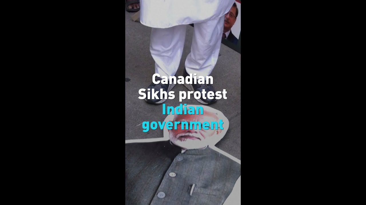 Canadian Sikhs protest Indian government