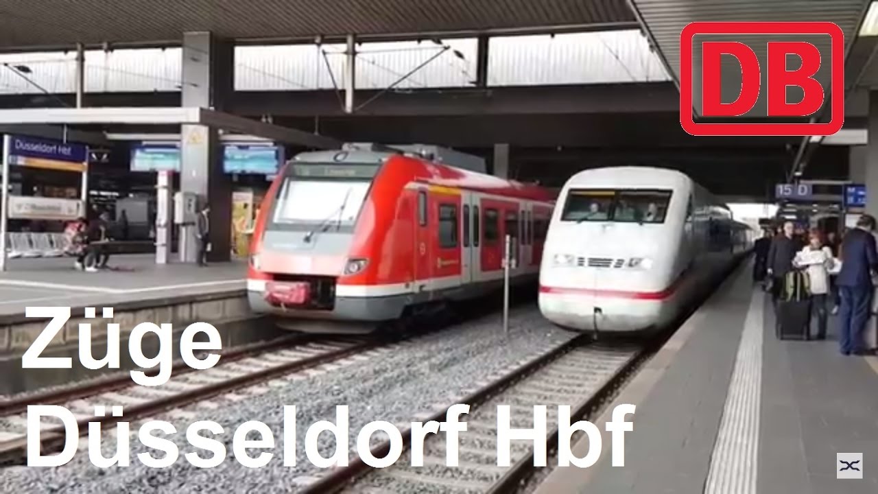 DB Züge  Düsseldorf Hauptbahnhof - Trains in Düsseldorf Hbf