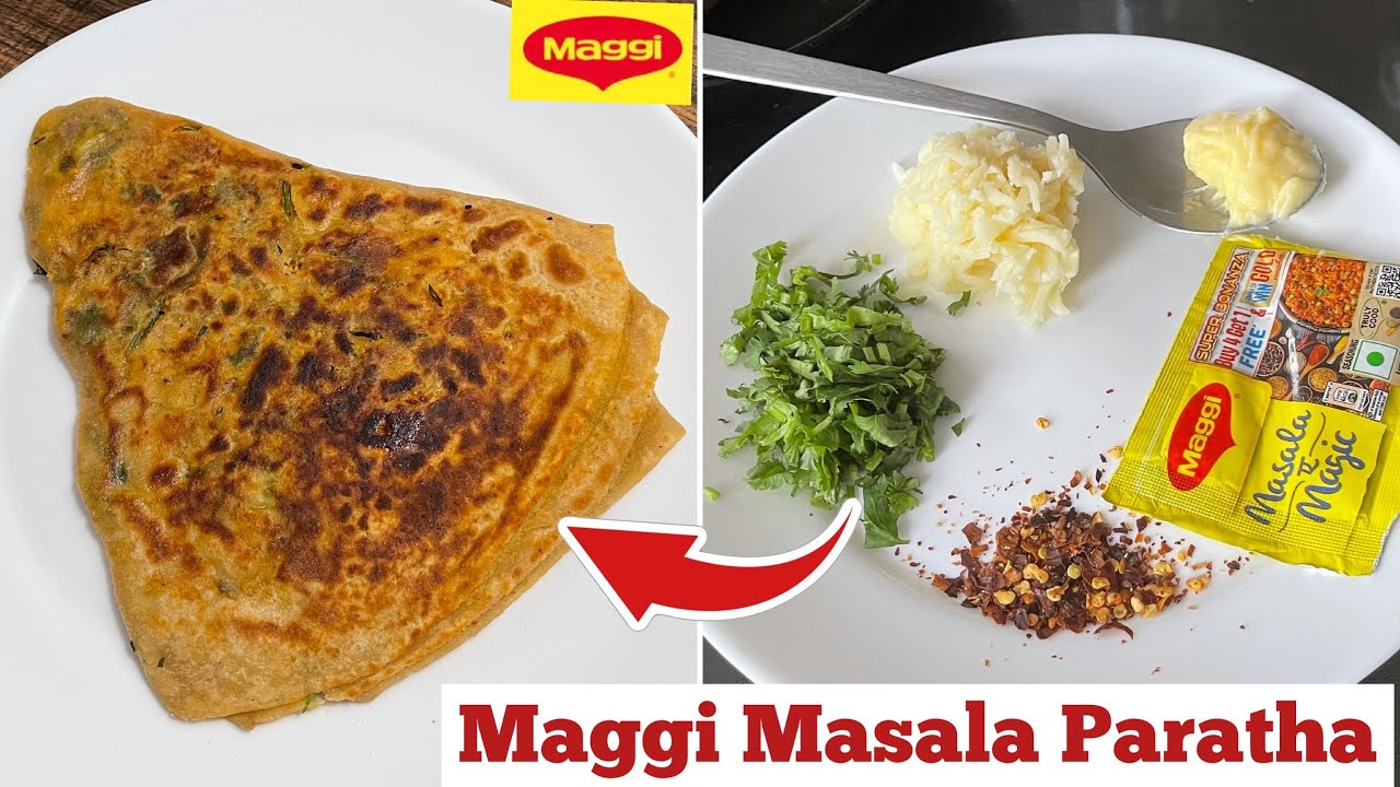 Masala Paratha Recipe | Cheese Masala maggi paratha | maggi masala paratha | breakfast recipes