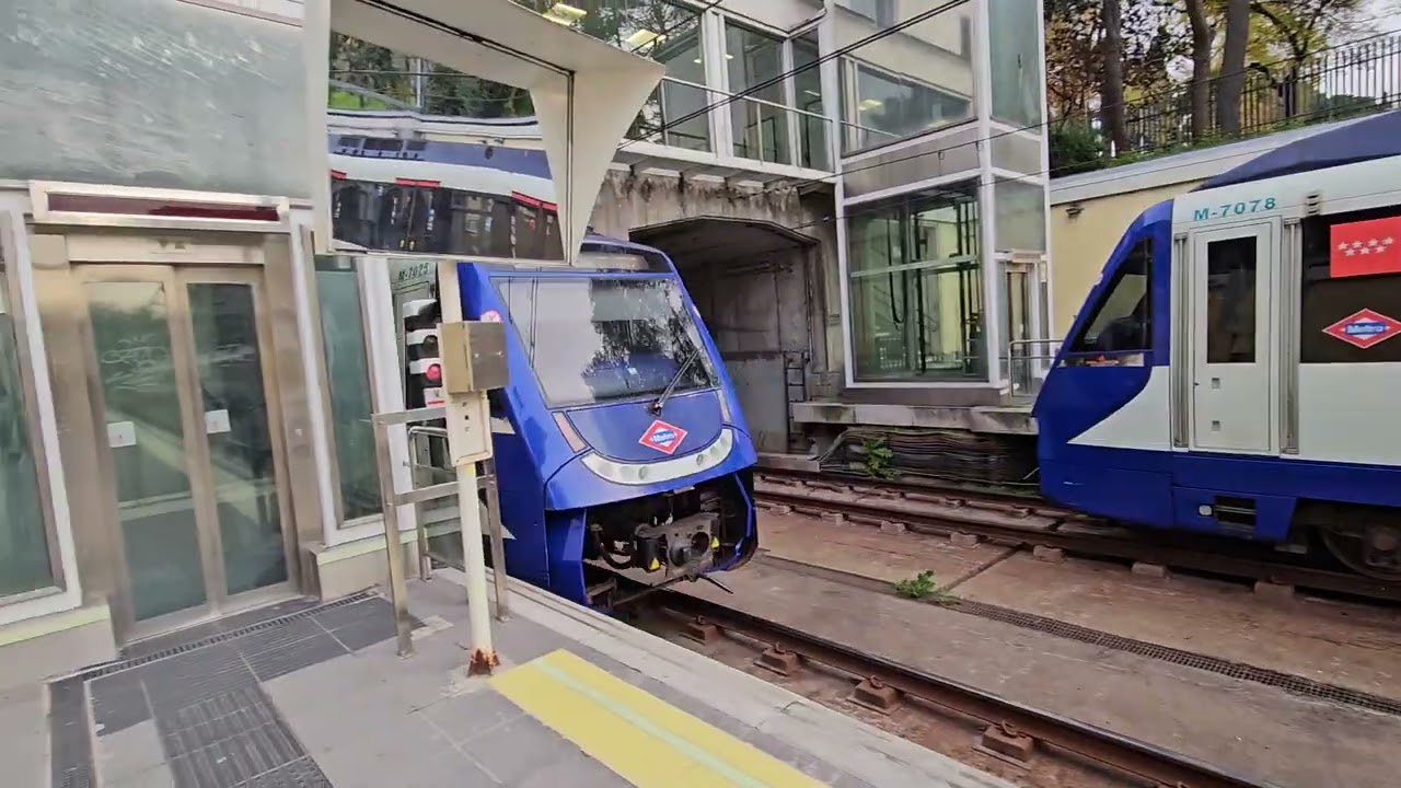 Estación de Lago Metro de Madrid Linea 10 Subway in Spain Recorrido por dentro inside
