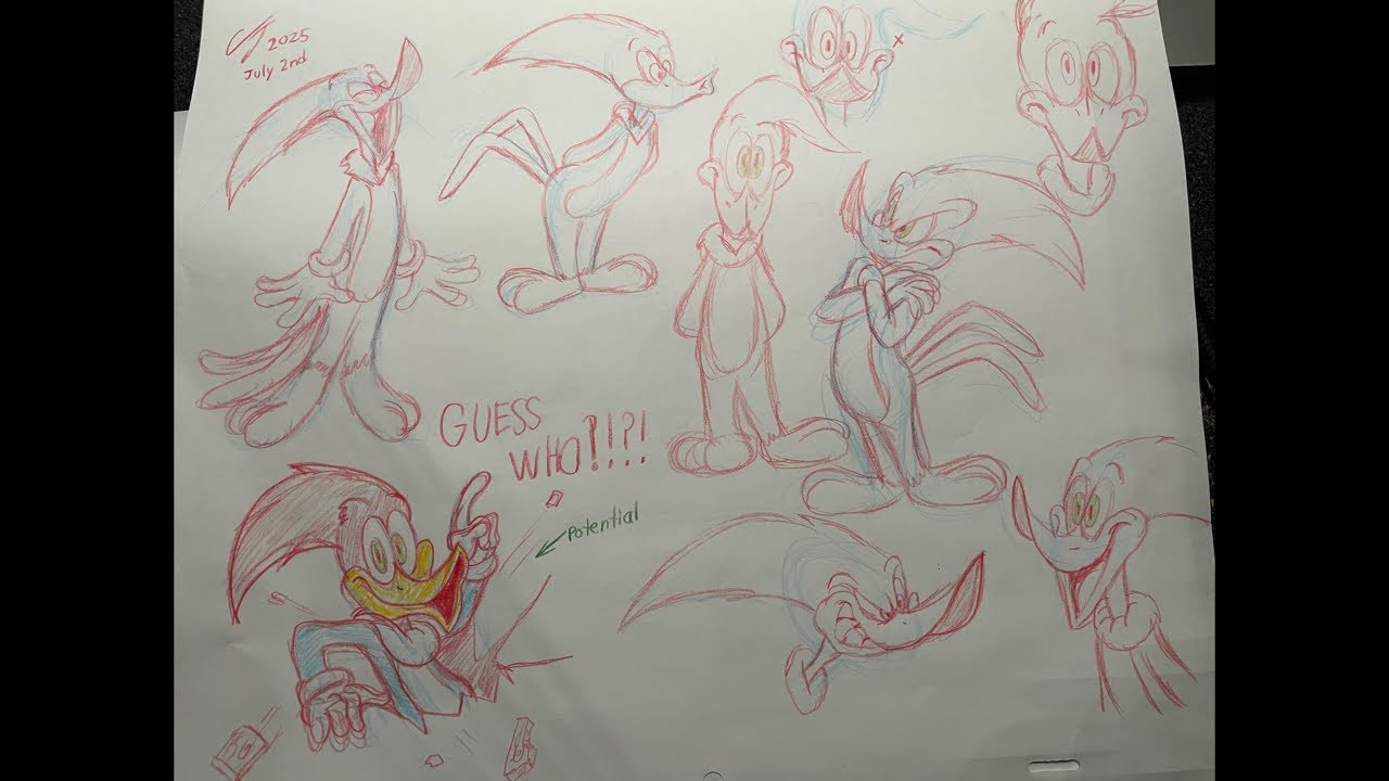 Animating on Paper: Woody!!!