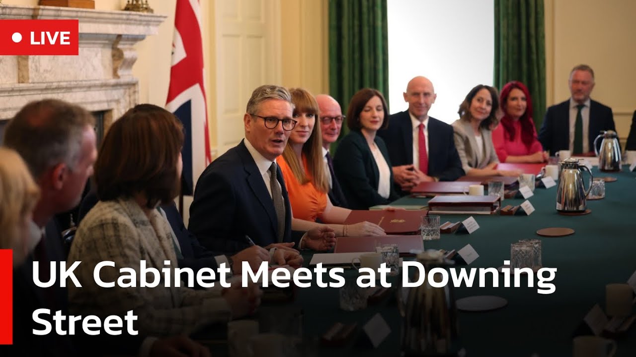 🔴LIVE: UK Ministers Arrive at Downing Street for Cabinet Meeting | AC1W