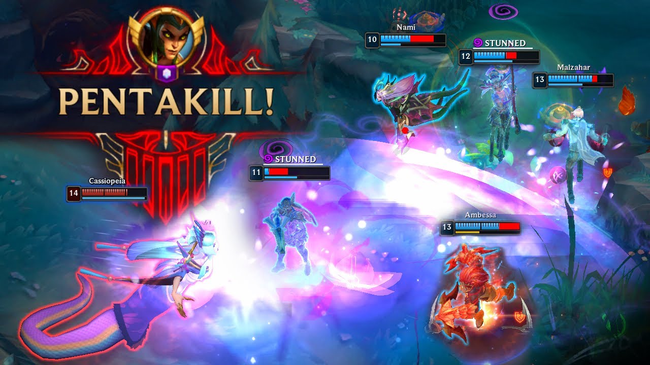 Best PENTA and Random Moments LoL Montage (Sett, Cassiopeia, Nasus, Zed, Yasuo) #422