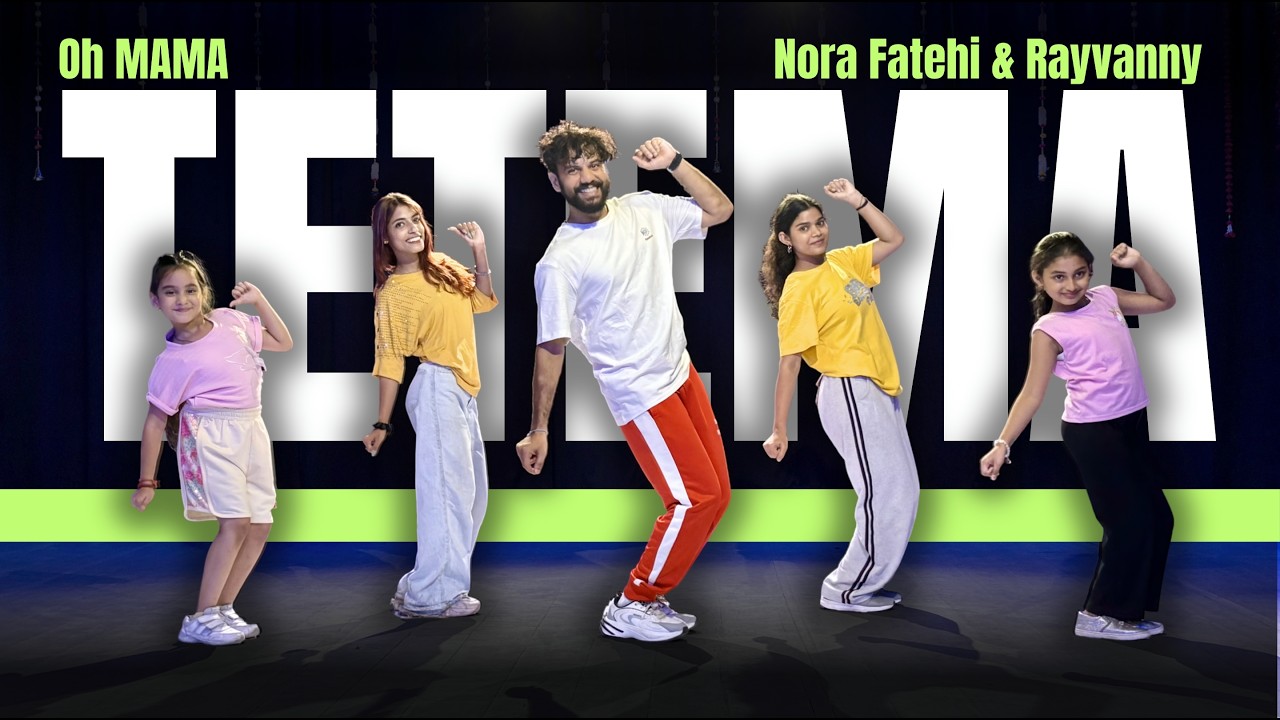 Oh Mama TETEMA | TETEMA Dance For Beginners | Nora Fatehi, Rayvanny | FITNESS DANCE With RAHUL