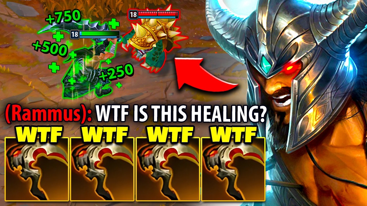 I played a FORBIDDEN lifesteal Tryndamere build and it's hilarious (YOU CAN'T KILL ME)