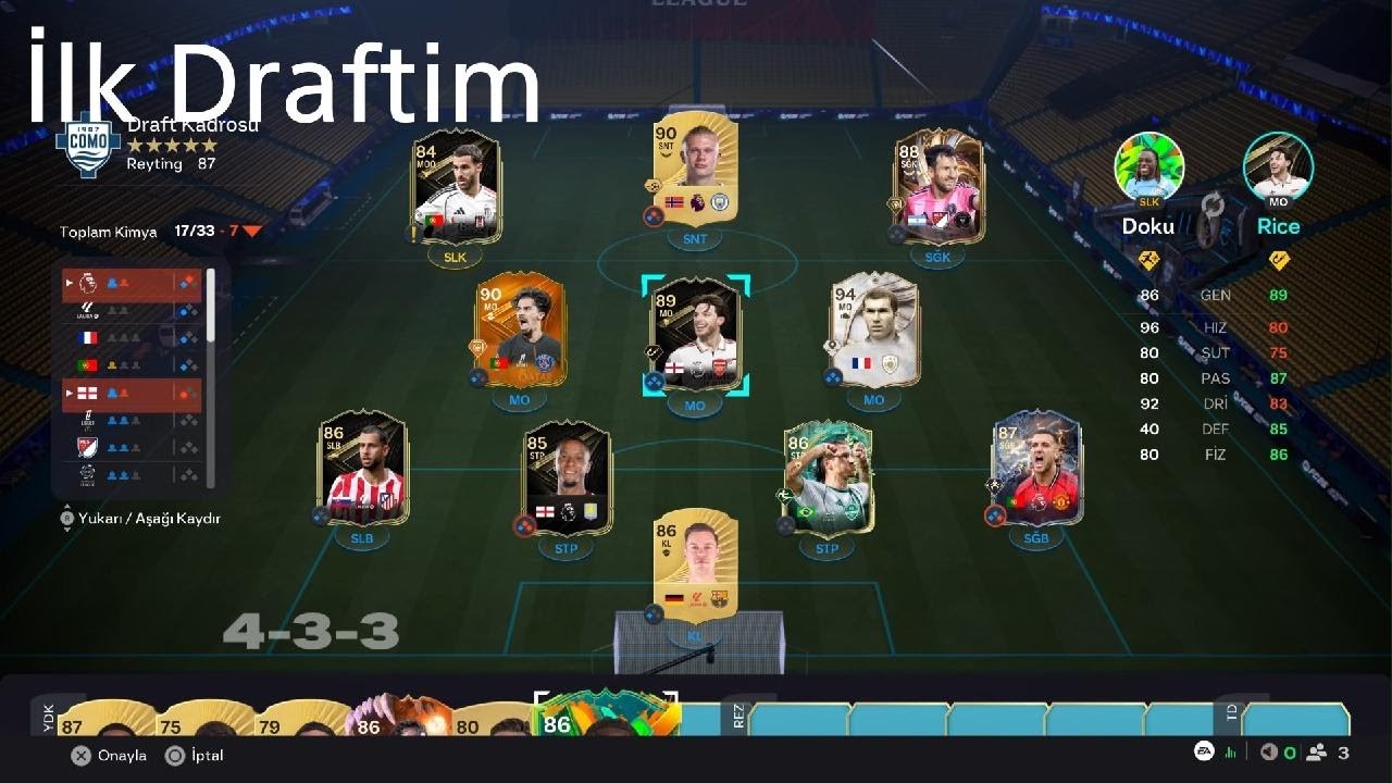 Abimle ilk draftımı yapıyorum