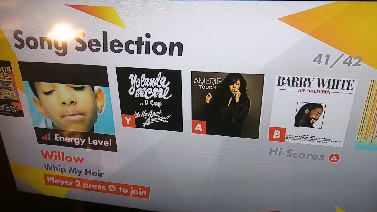 Dancestar party tracklist (ps3)