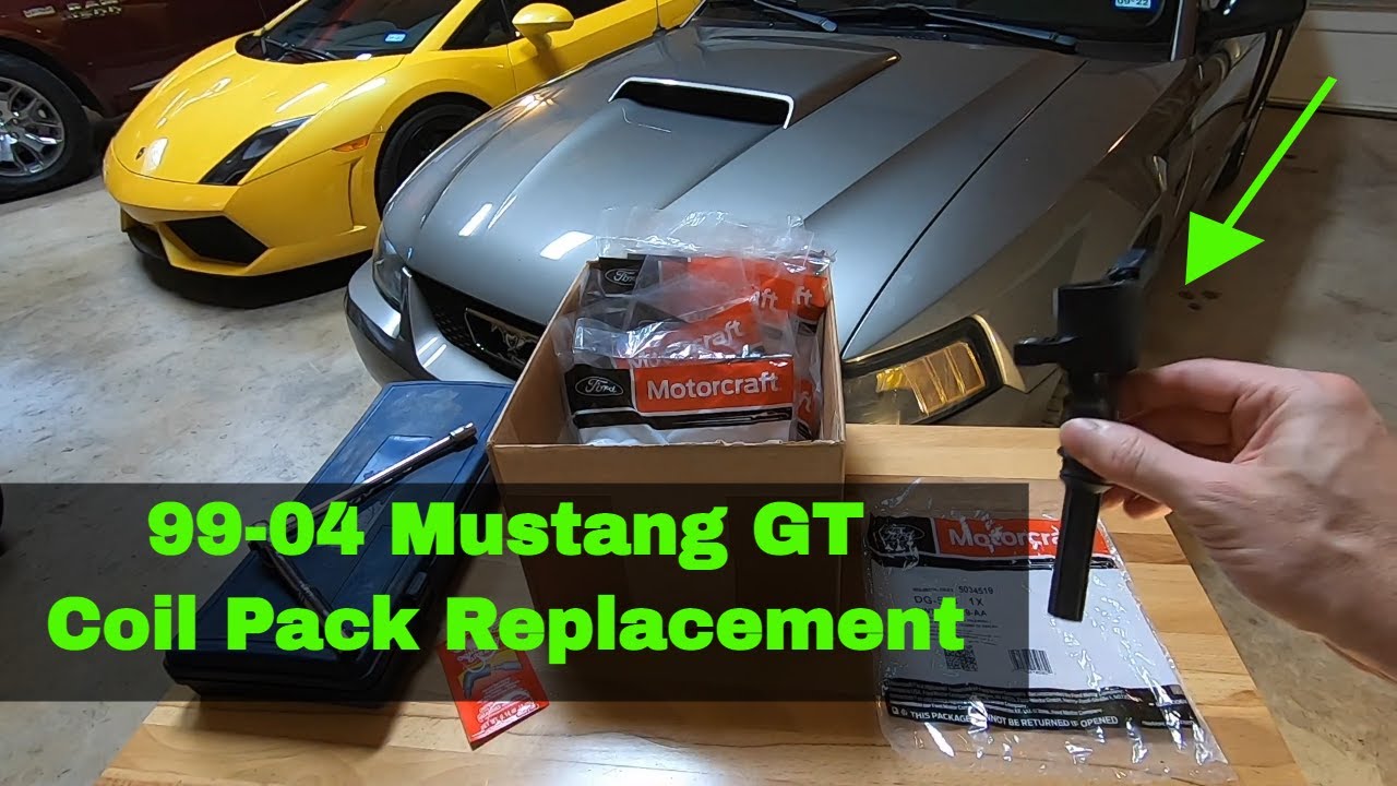 Coil Pack Install for 99-04 Mustang GT without removing fuel rails-Easy DIY