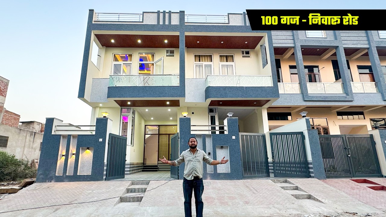 100 GAZ Full Duplex 3 BHK House | 15×60 Plot | Ready to Move | Niwaru Road Jaipur