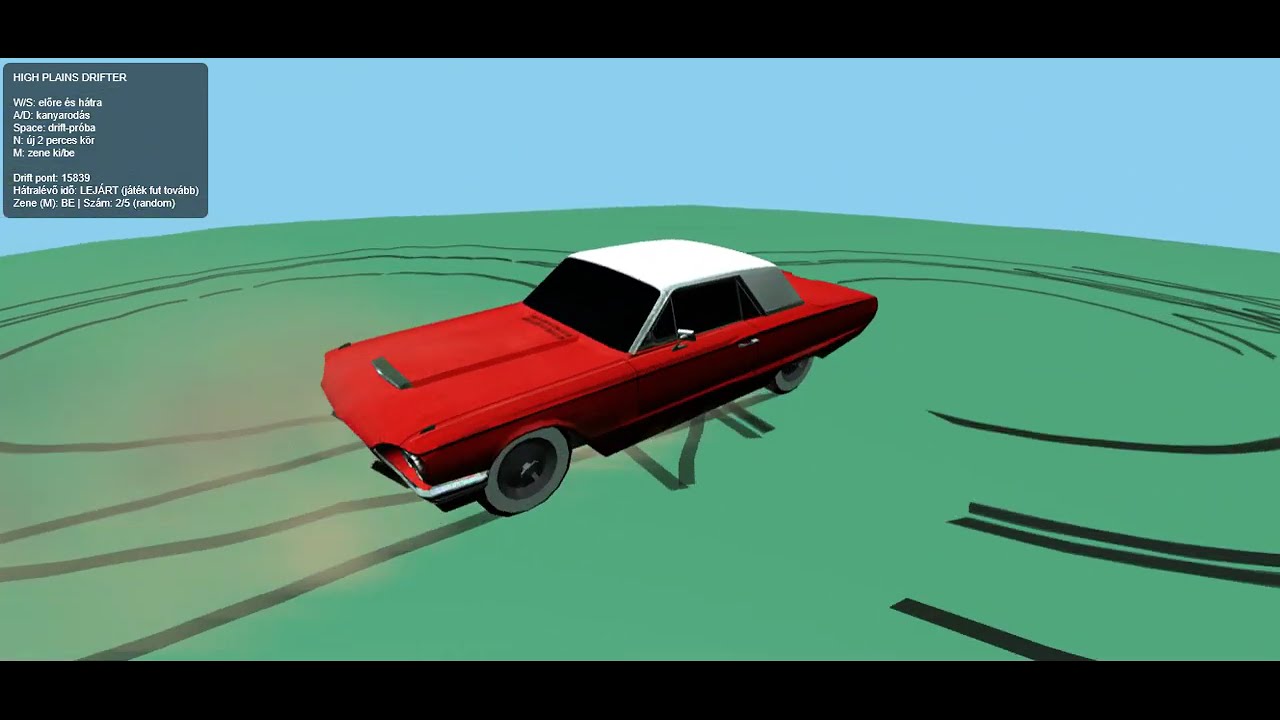 MTPT / RS HIGH PLAINS DRIFTER, FORD THUNDERBIRD - 26.12.2025. (THREE.JS PROJECT + CHAT GPT)