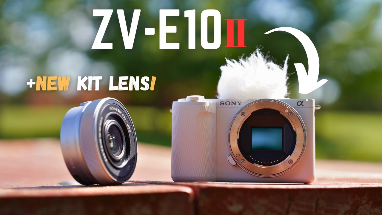 Sony ZV-E10II + New 16-50 Kit Lens!
