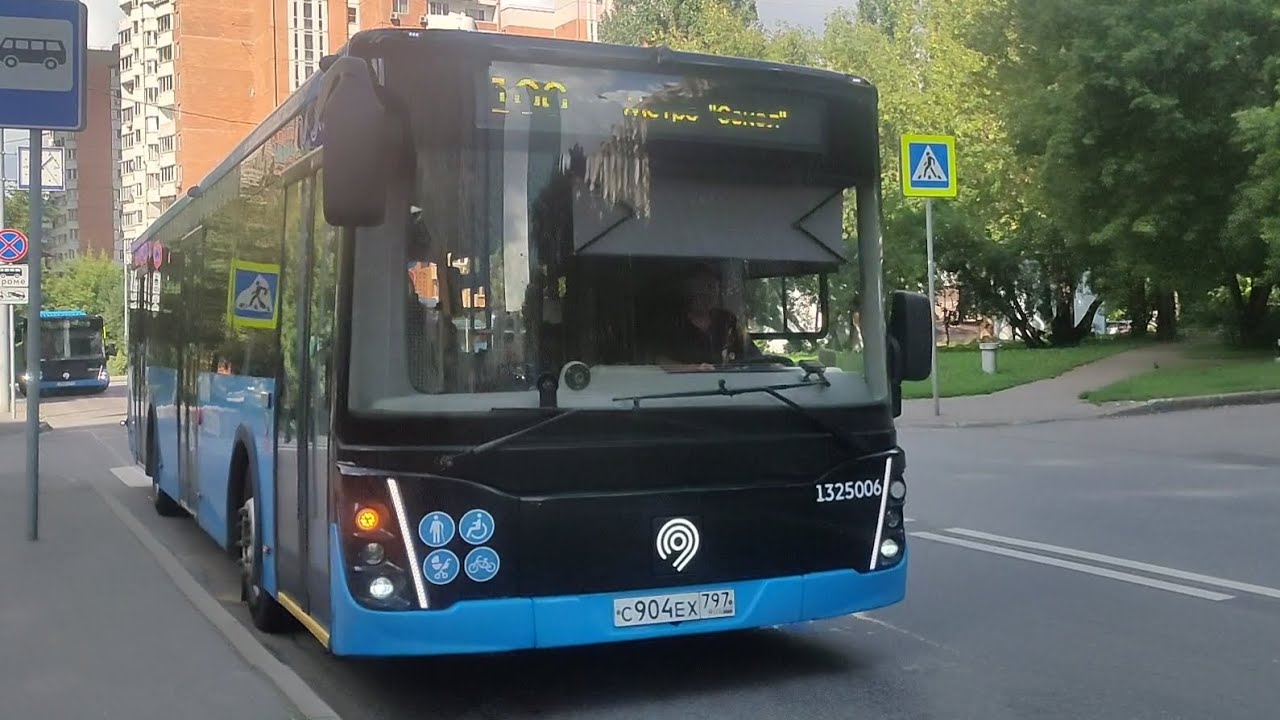 🟣Автобус №100. Щукино — Метро "Сокол"