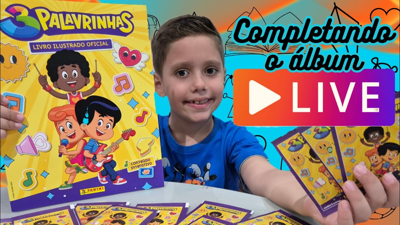 Completando o álbum do 3 Palavrinhas