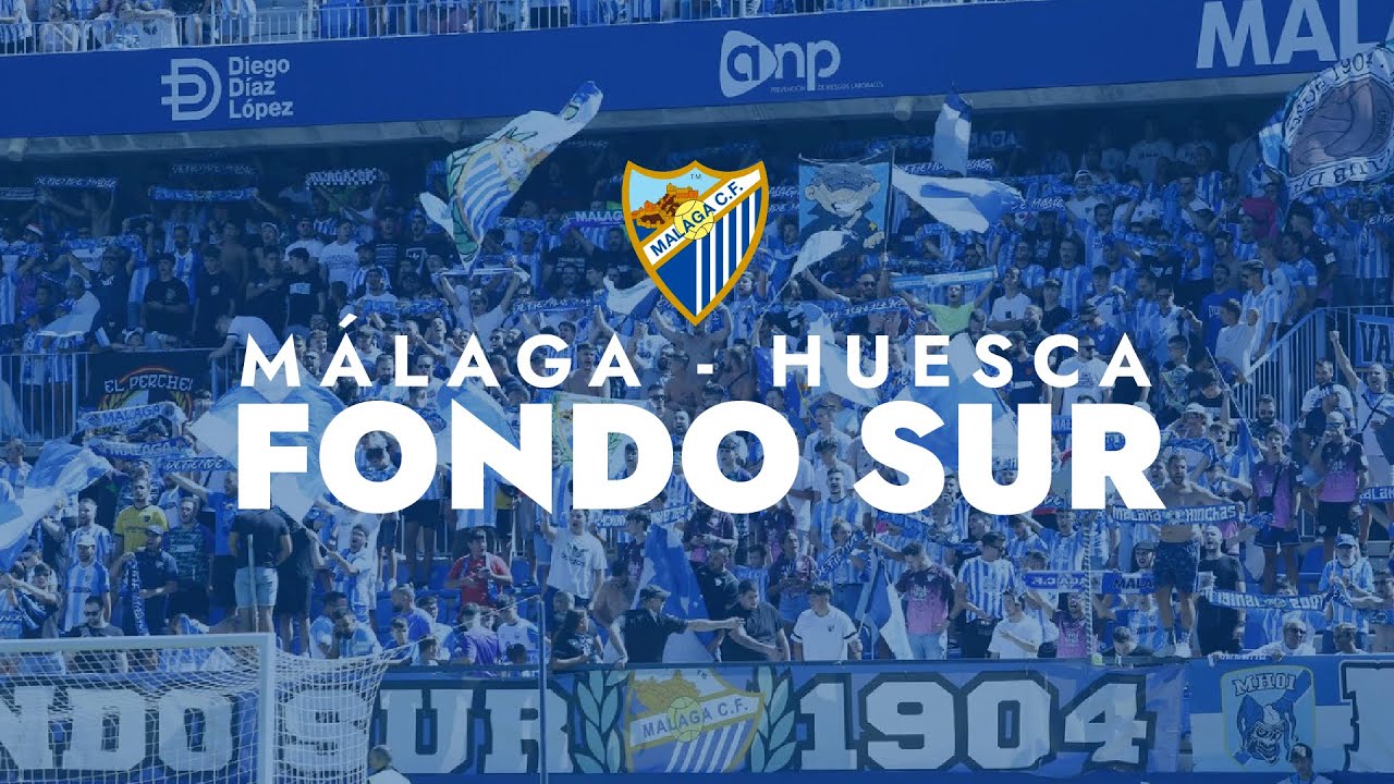 FONDO SUR desde dentro - MÁLAGA vs HUESCA