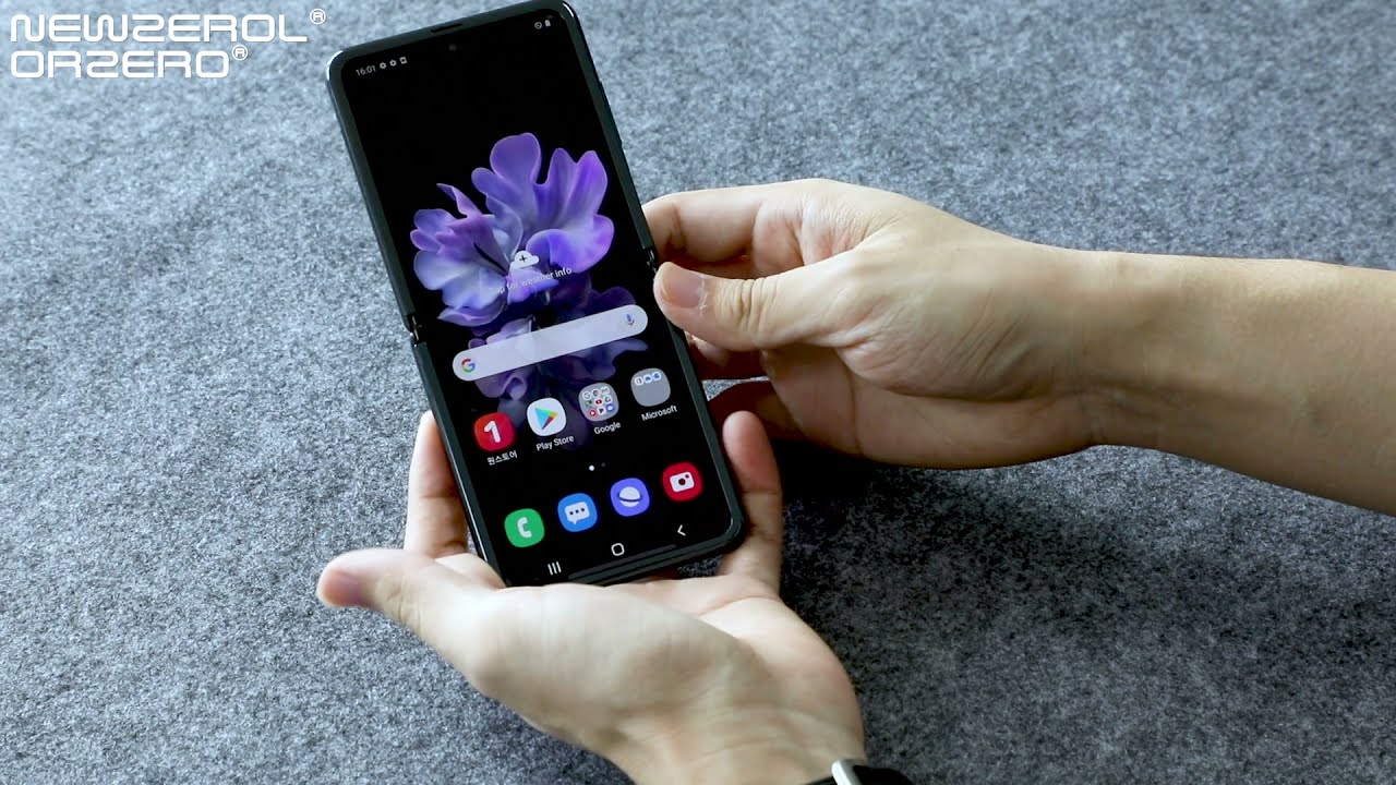 Orzero&Newzerol TPU screen protector installation for Samsung Galaxy Z Flip 7/7 FE/6/5/4/3