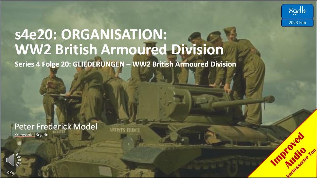 s4e20: ORGANISATION: WW2 British Armoured Division