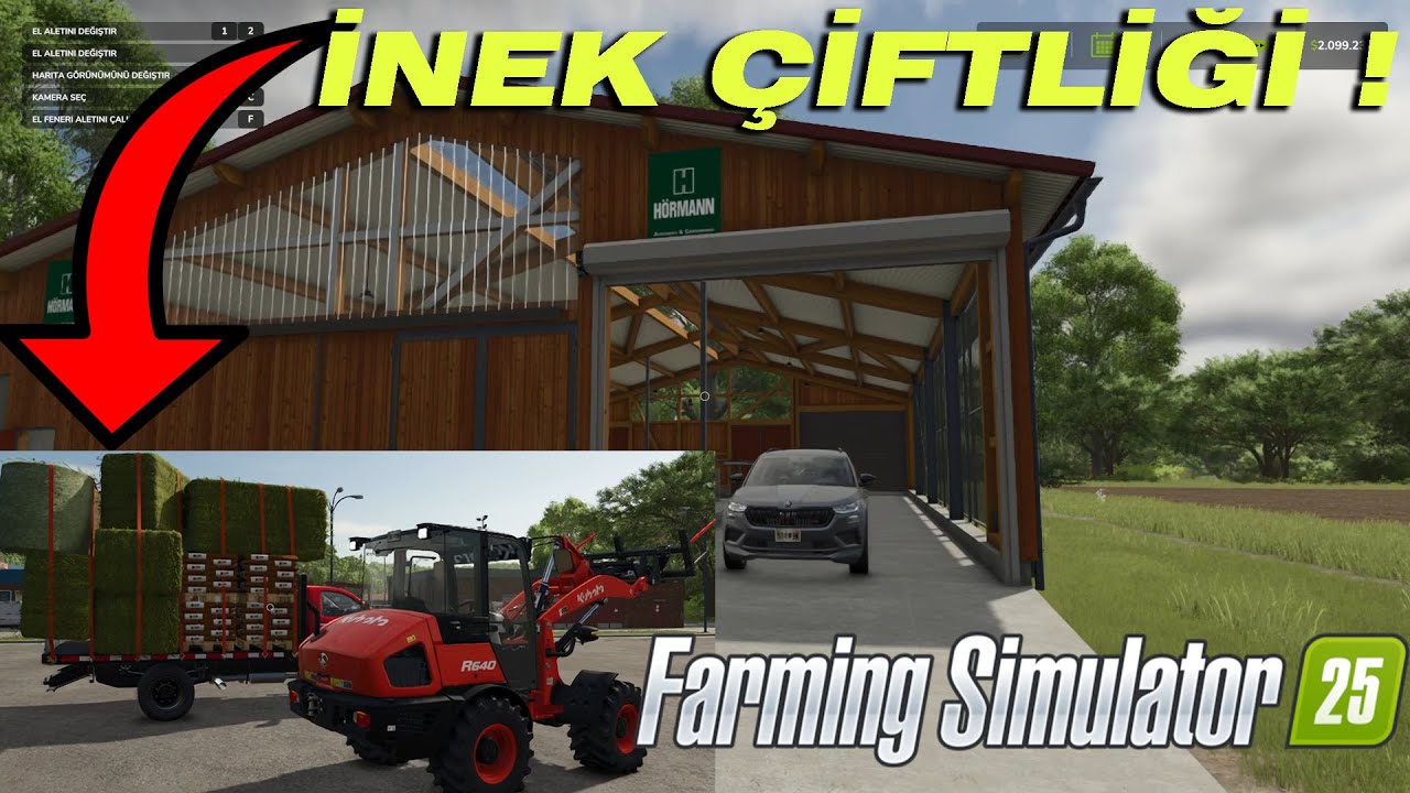 İNEK ÇİFTLİĞİ KURUYORUZ ! YEM KARIŞTIRICI | Farming Simulator 25