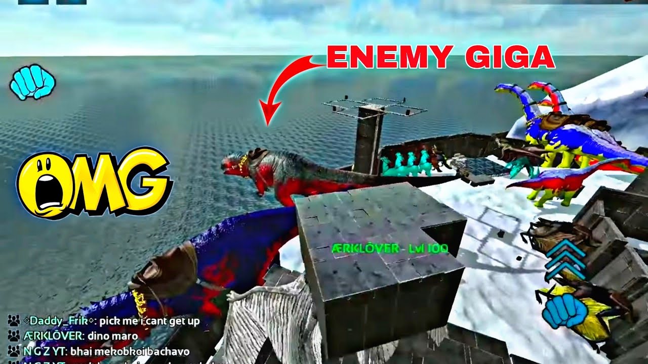 RAID big base enemy online! - Ark Mobile PvP | S9 EP.3