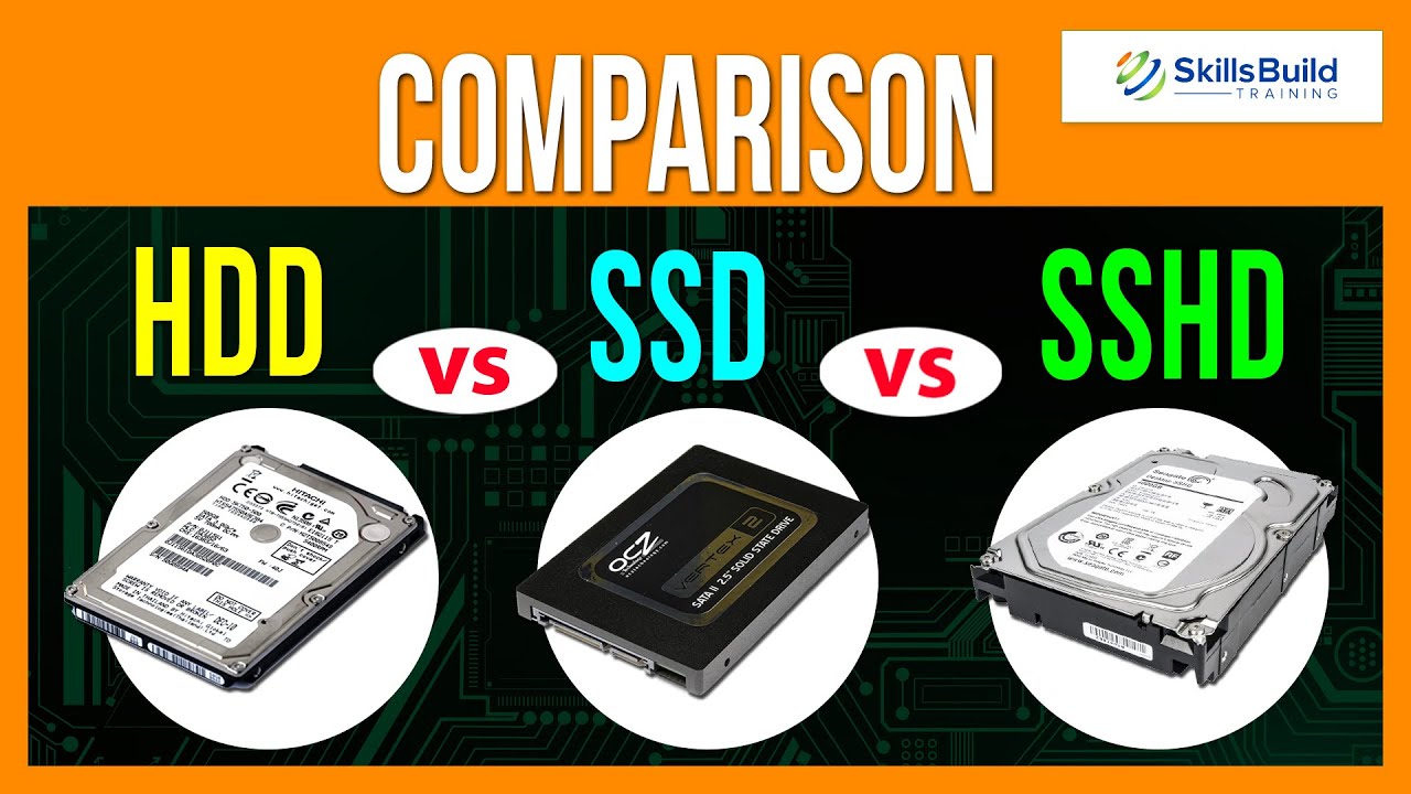 🔥 Объяснение различий между HDD, SSD и SSHD