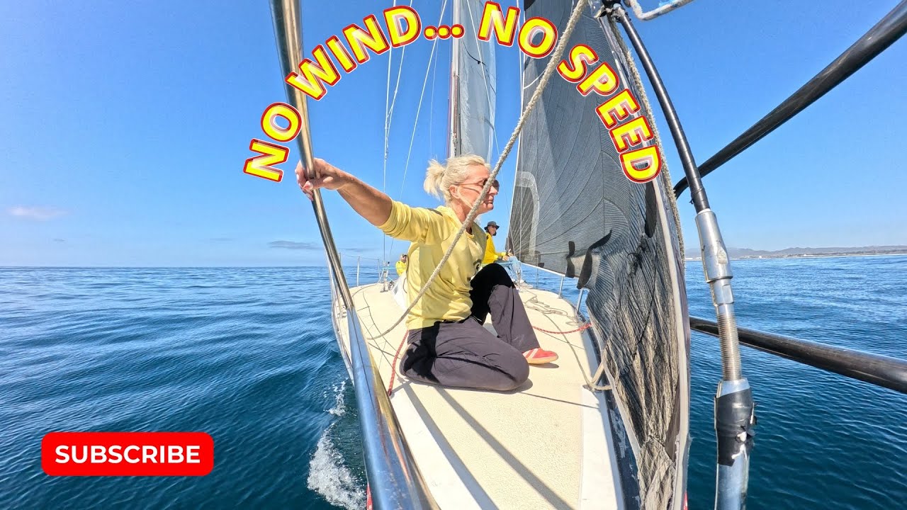 Zero Wind Chaos! Coastal #7 Oceanside Yacht Club Race Start