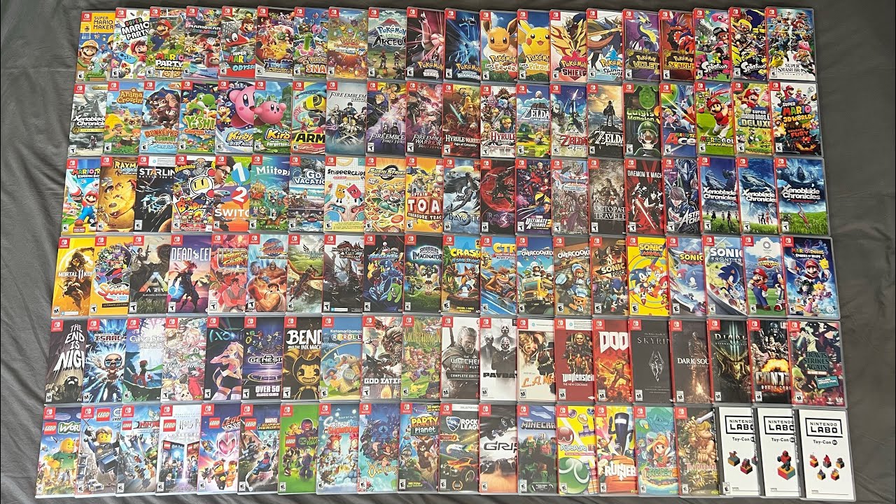 My Nintendo Switch Game Collection Showcase Of 2022