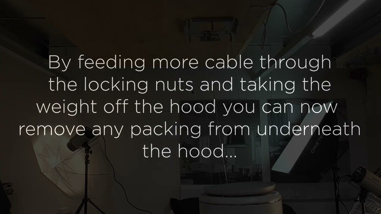 Faber Cooker Hoods - How to install the Odette island hood / F-light Hoods