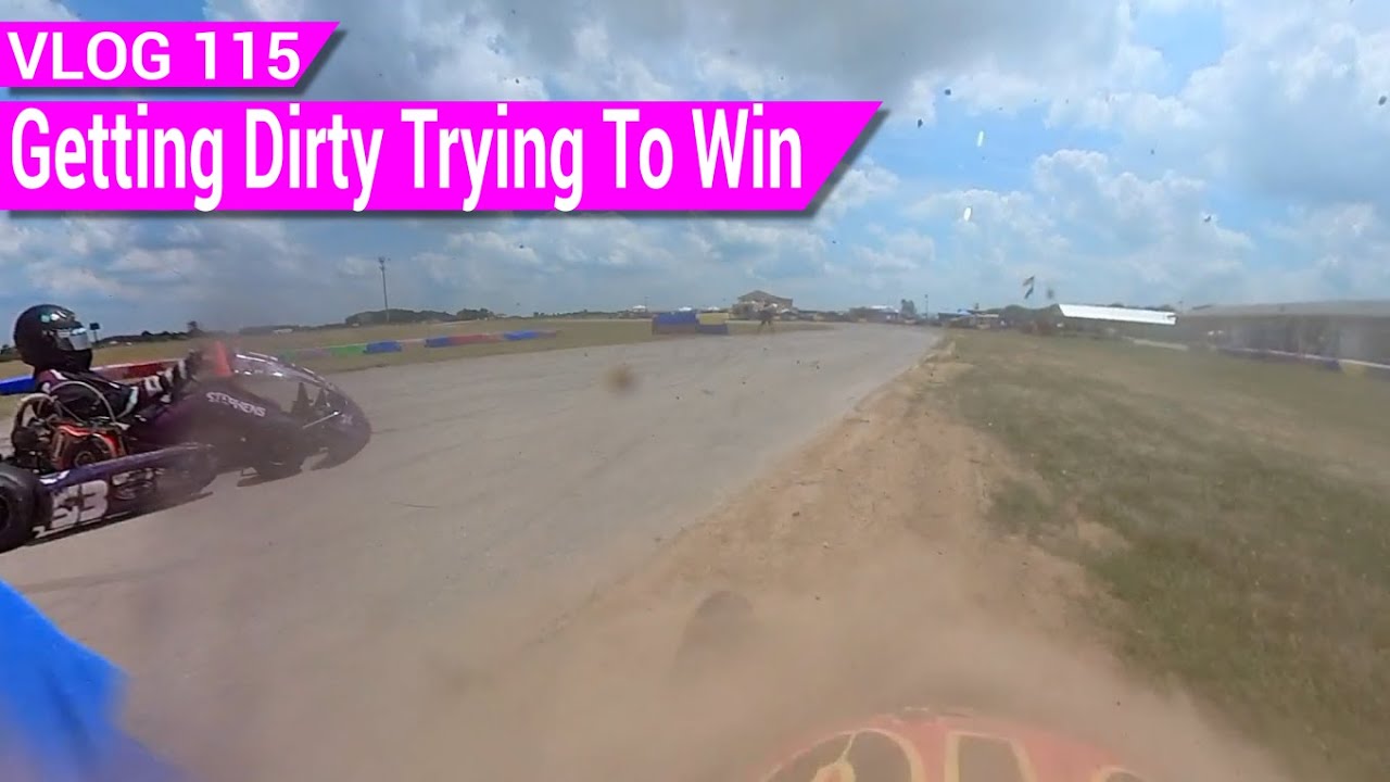 Gettin Dirty Going For The Win - Kart Vlog - Briggs LO206 Racing [Vlog 115]