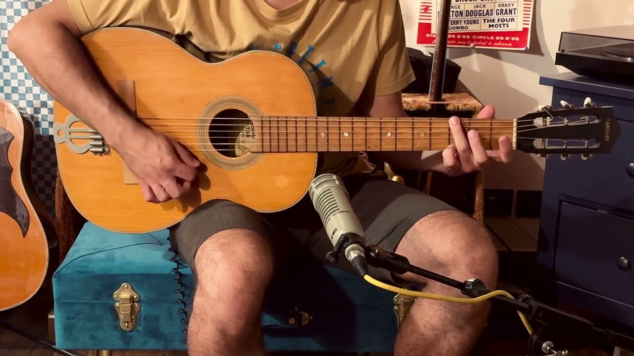 Yamaha Dynamic Guitar No. S50 1966 Made in Japan - Nippon Gakki - Vintage Acoustic/Classical Guitar