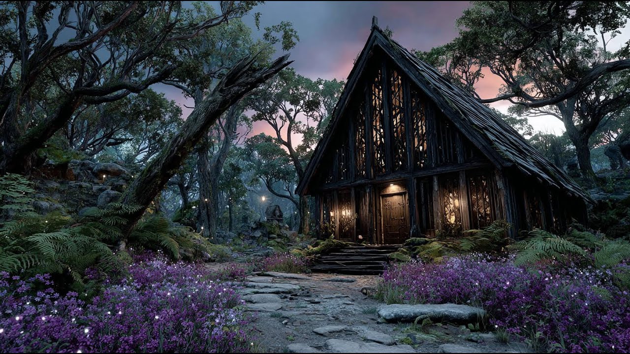 Secret Chapel of the Wildwood | Medieval Fantasy Music & Animated Ambience