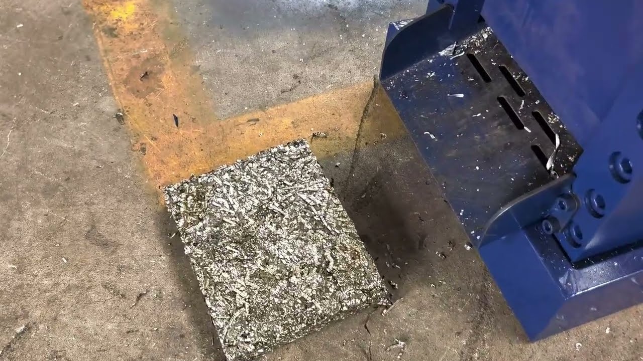 Mini Metal Shavings Baler
