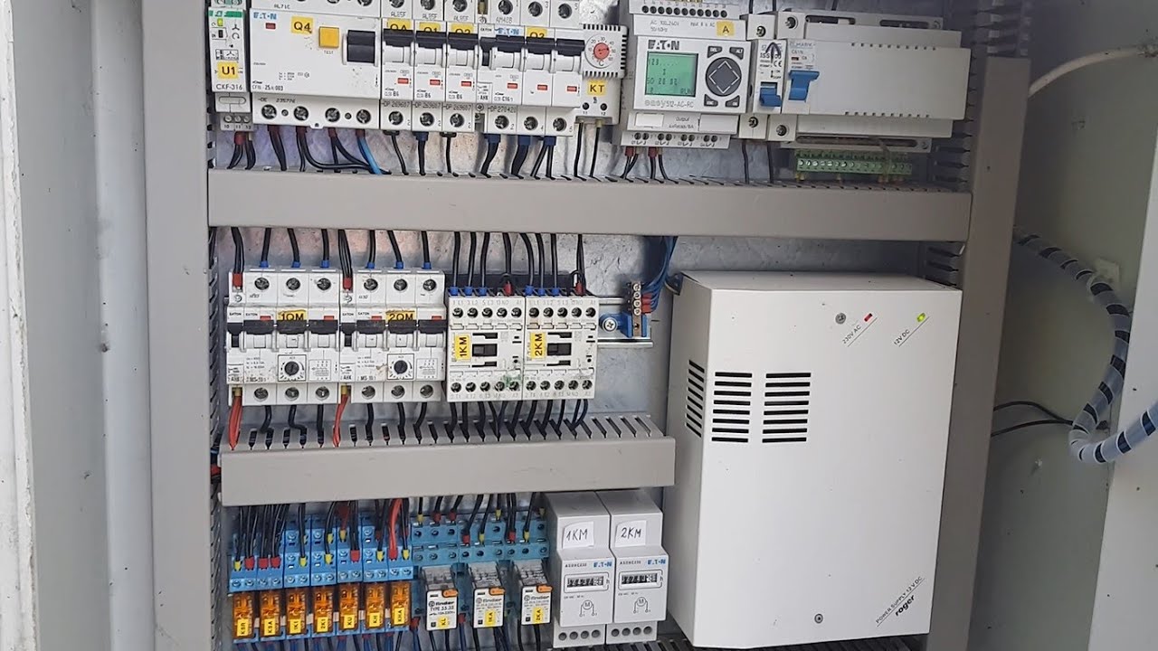 AUTOMATYKA PRZEPOMPOWNI - ROZDZIELNICA - ZOBACZ JAK TO DZIAŁA ! Praca elektryka na wodociągach