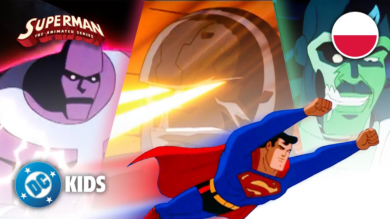 Superman: The Animated Series po Polsku 🇵🇱 | Najwięksi wrogowie Supermana! 🤖😈🔥 | DC Kids