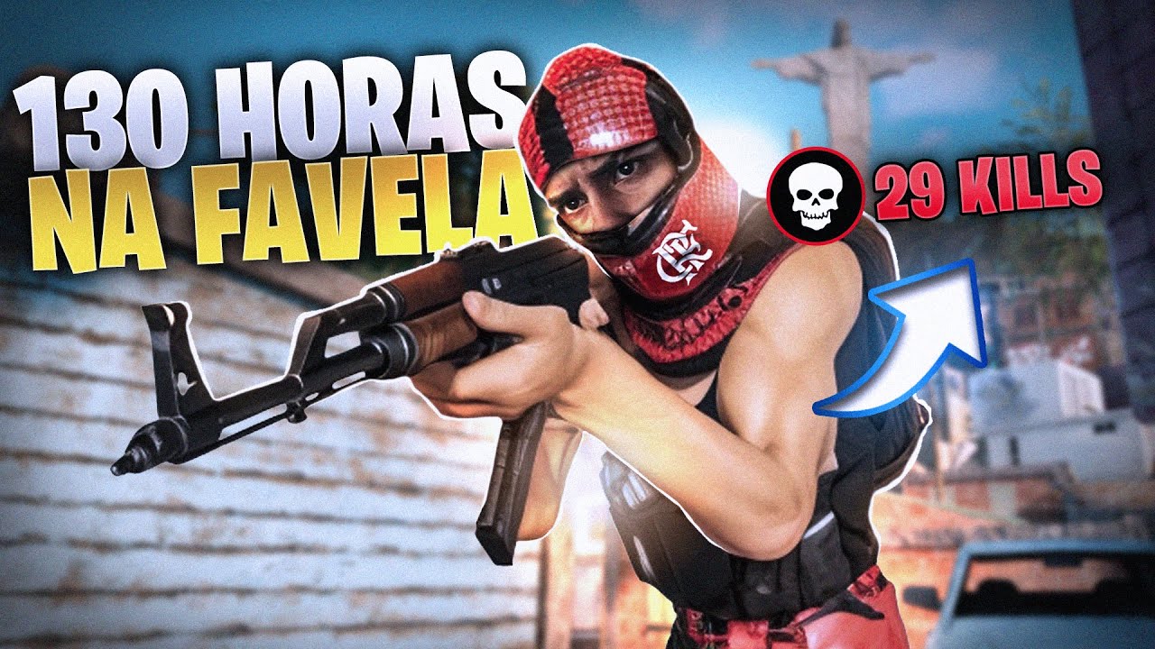 &Eacute; ASSIM que um JOGADOR COM +130hrs no MODO FAVELA JOGA SQUAD