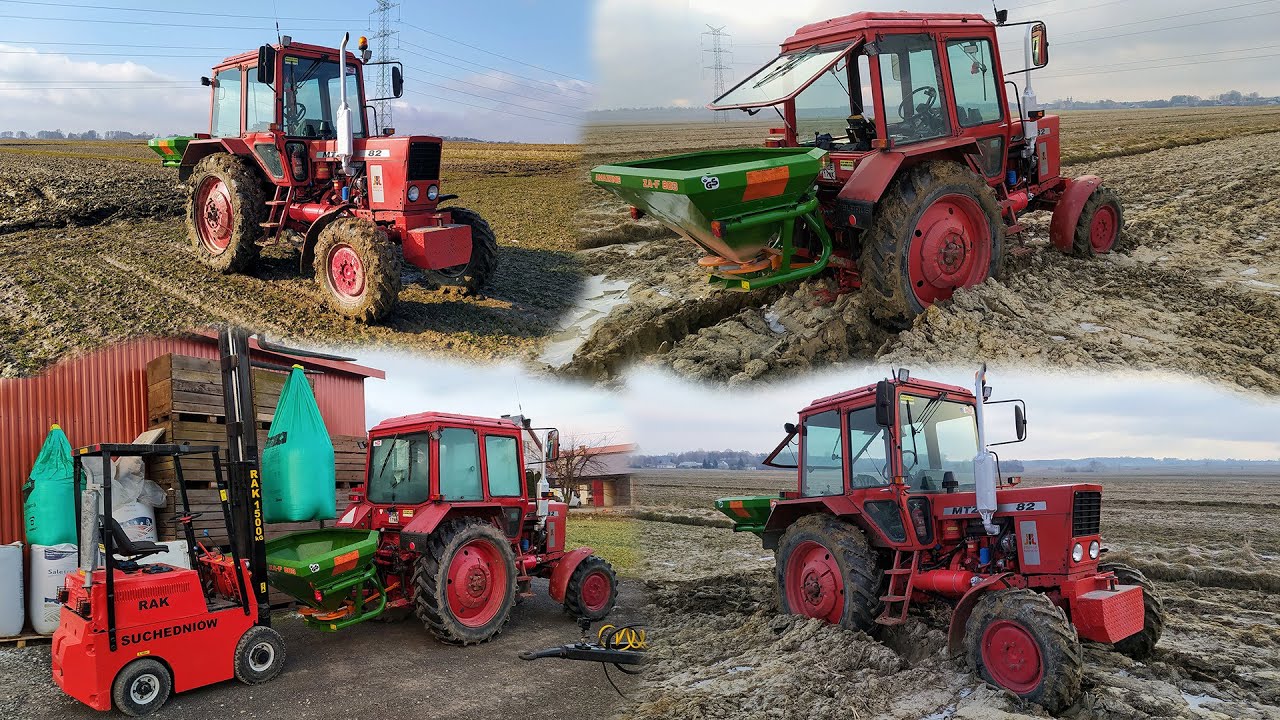 🚜Rozsiewanie Nawozów 2021! 🚜 MTZ & AMAZONE ZAF 803 🚜