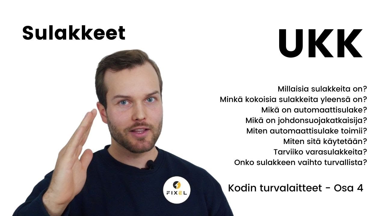 Sulake - Millaisia sulakkeita on? Mik&auml; on automaattisulake?