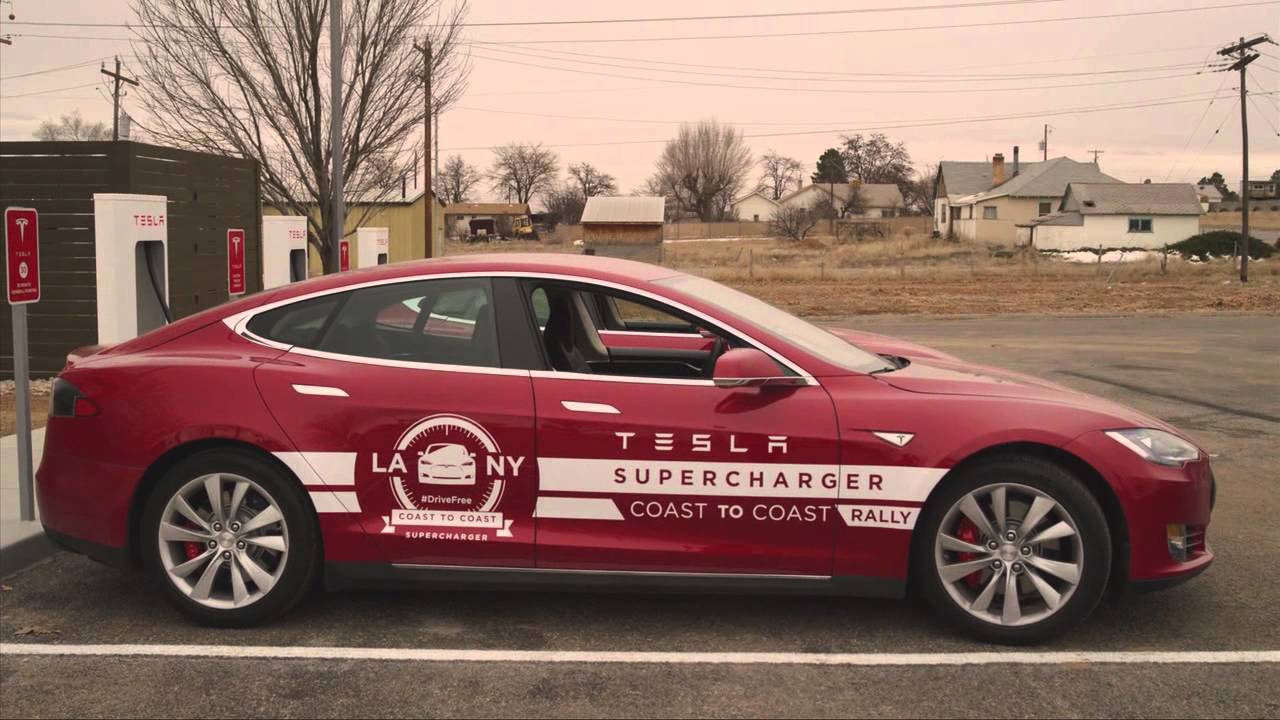 Tesla Model S Cross Country Rally -- Los Angeles to New York