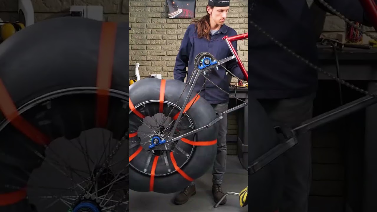 Потрясающий велосипед для езды по дюнам