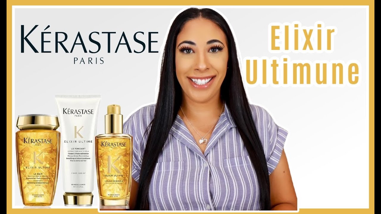 KERASTASE ELIXIR ULTIMUNE — ДЛЯ БЛЕСТЯЩИХ ВОЛОС + ИХ САМОЕ ПРОДАВАЕМОЕ МАСЛО | ДЖЕНИФЕР ЛАРСОН
