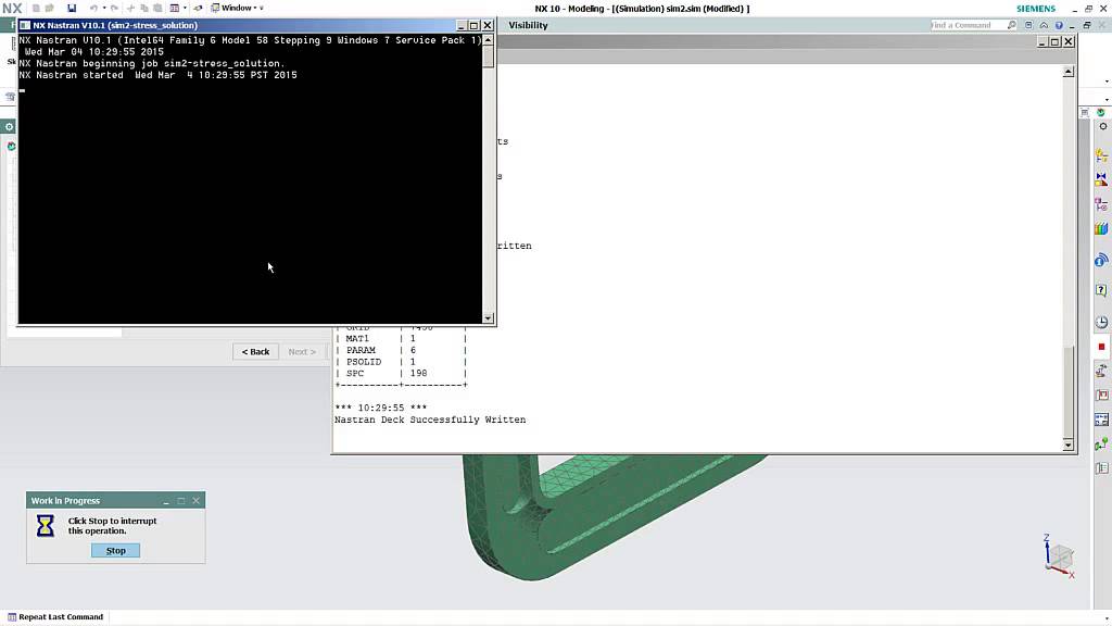 NX CAD Quick Tips: NX CAE Stress Wizard