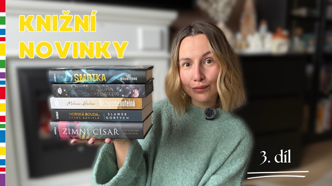 Knižní novinky: Pojďte se bát, zavítejte do cizích světů a nechte se strhnout silnou chemií ❤️🔥